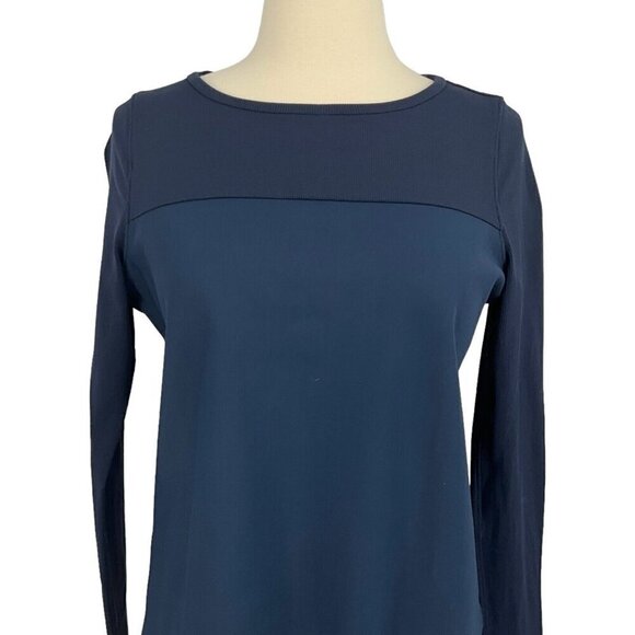 Lululemon Out Of This World Long Sleeve Top Inkwell Blue Size 2/4? Casual Womens - Picture 4 of 9